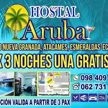 Hostal Aruba Atacames Buitenkant foto