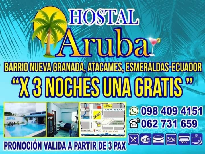 Hostal Aruba Atacames Buitenkant foto